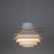 Lampe suspendue vintage danoise Verona par Svend Middelboe, Lyfa, 1962