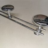 Vintage wall coat rack 70 to 5 Chrome hooks