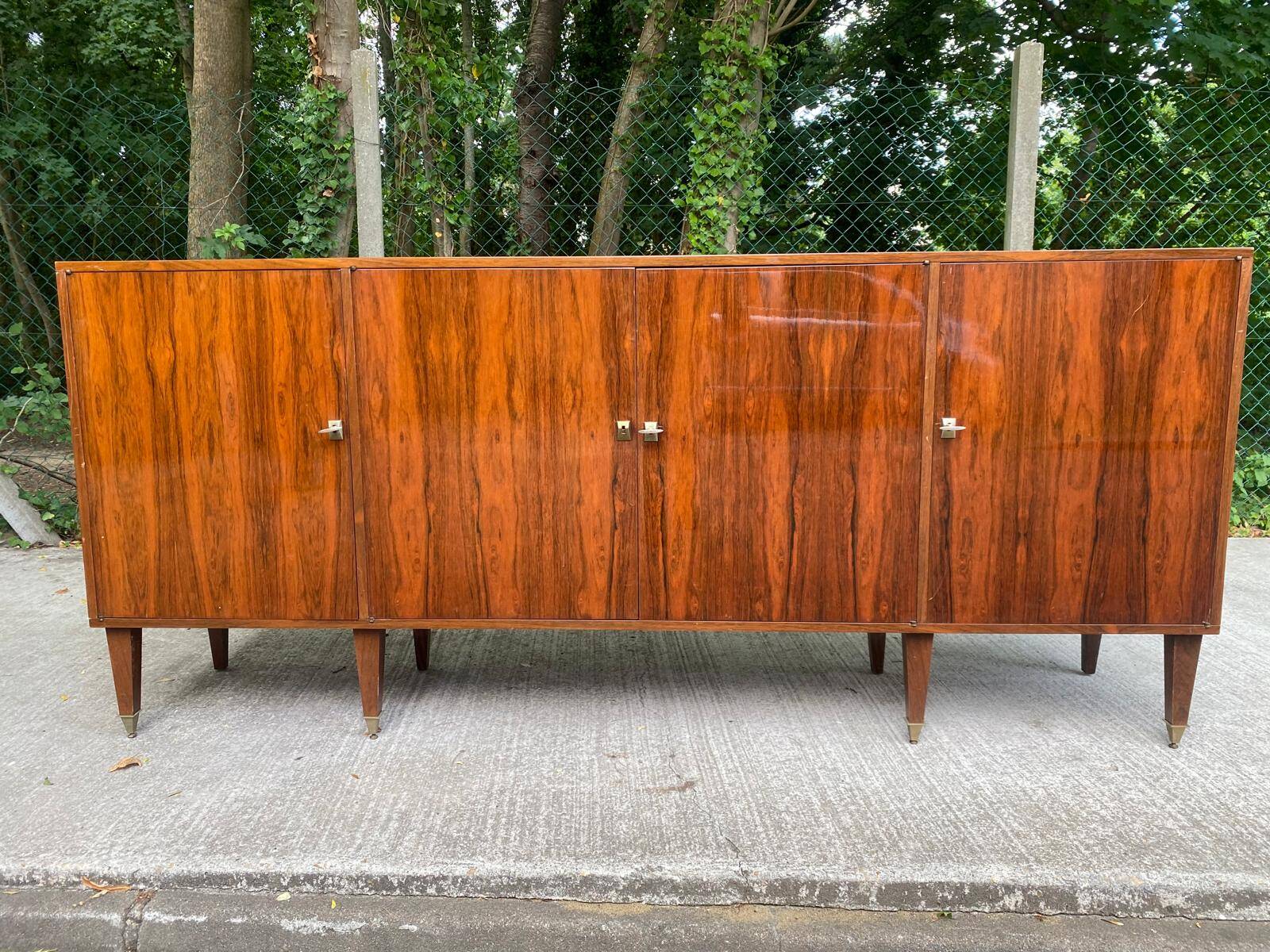 Enfilade scandinave en palissandre des années 1950 230cm