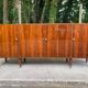 Enfilade scandinave en palissandre des années 1950 230cm