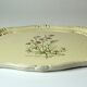 Florentine tray in white with floral decor, vintage