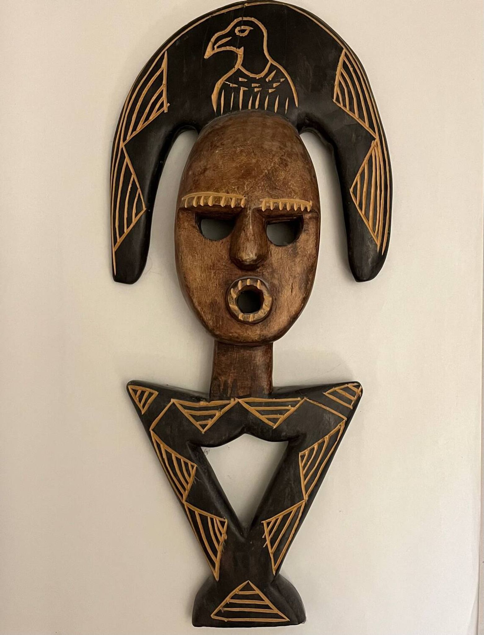 African wooden mask