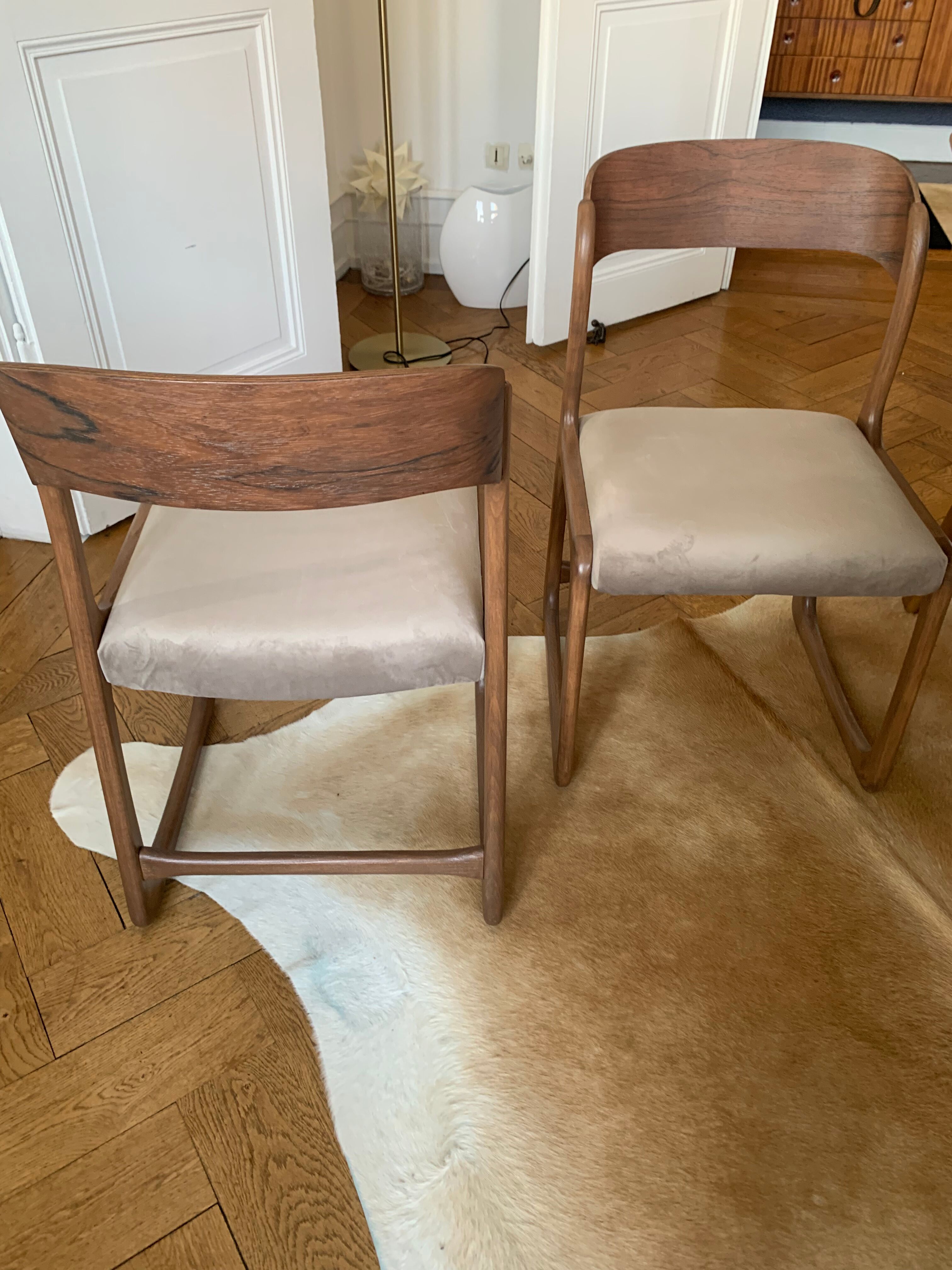Baumann sleigh chairs