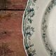 Large round ironstone dish Bourgeois
