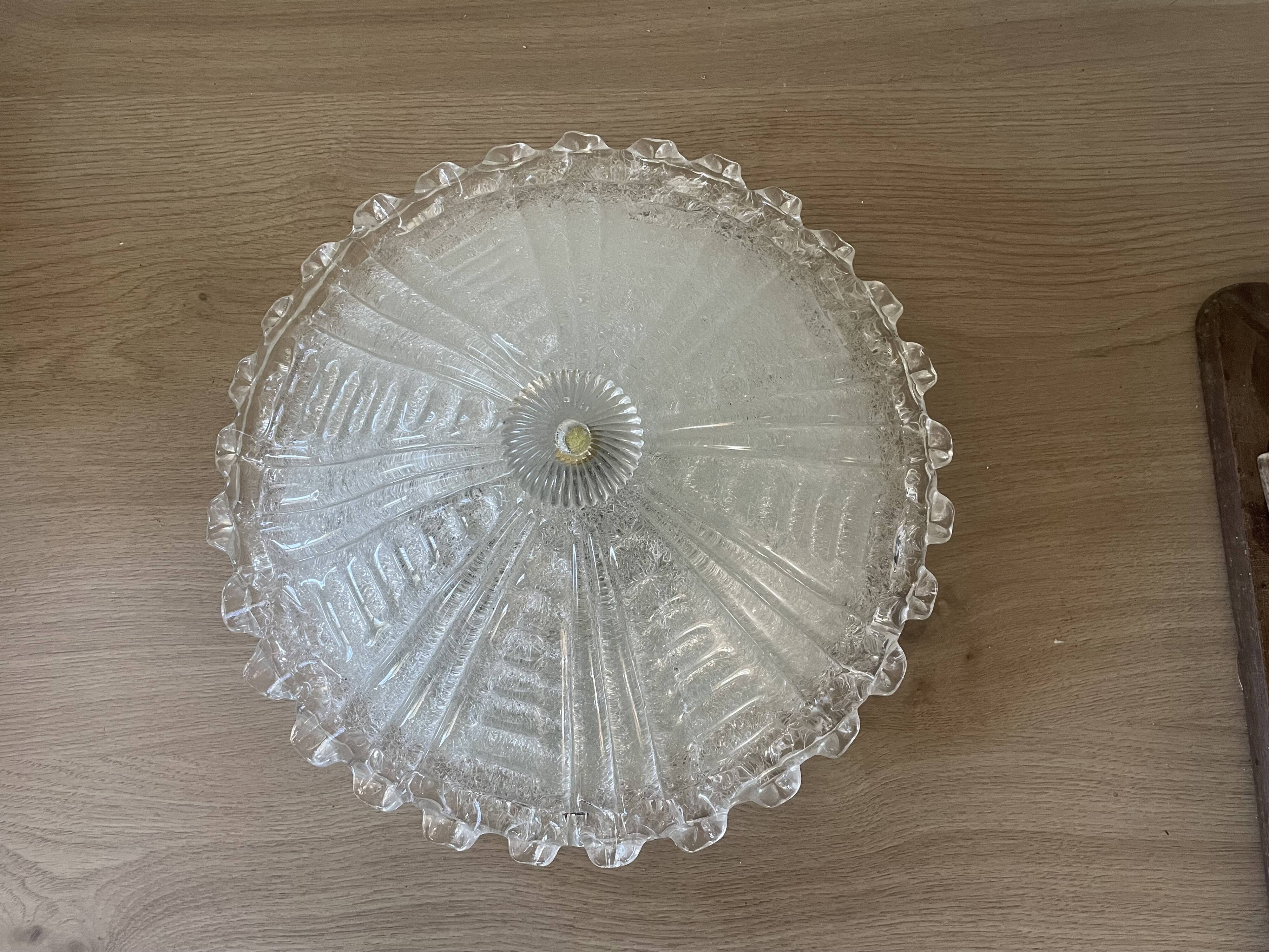 Murano-style glass ceiling light 36cm