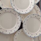 Assiettes K&G Lunéville Pierre années 30