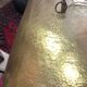 Hammered brass light fixture 40cm