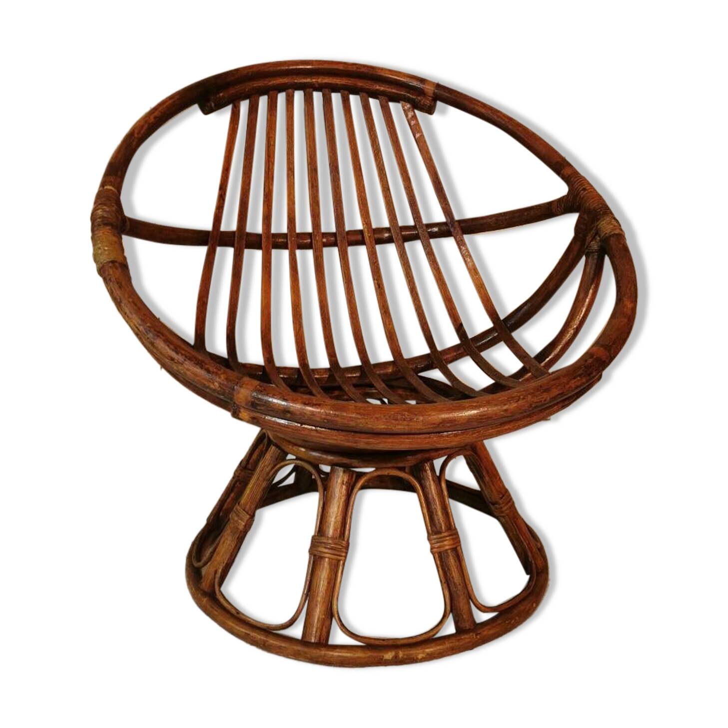 Rattan armchair