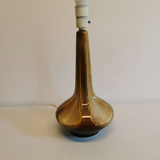 Wild lamp from Danish Søholm ceramics, in beautiful golden brown glaze. Danish Design