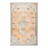 5x9 Peach Orange Antique Vintage Rug 166x263Cm SK 24342
