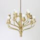 Brass chandelier 1970s