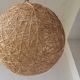 70's sisal pendant light
