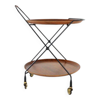 Paul Nagel for JIE Gantofte trolley - mid century design