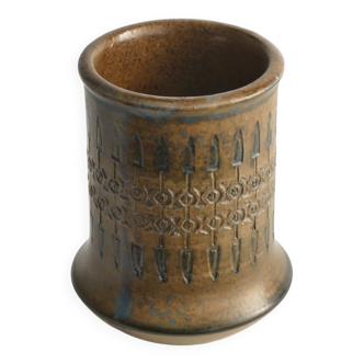 Scandinavian Modern Stoneware Vase by Ulla Winblad for Allingsås Keramik, 1960s