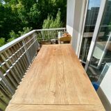 Solid wood farmhouse table