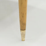 Paire de chevets en sycomore laiton 1950