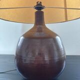 Large 70's sandstone lamp
