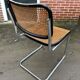 Cesca design chair b32 model in black and chrome