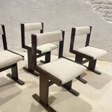 Set of 4 Danish Modern Dining Chairs by Poul H. Poulsen for Gangso Møbler,