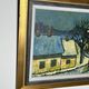 Mid Century Danish Oil on Panel – Winter Landscape – Erik Hilströml
