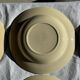 Set of 12 beige, pink, and blue deep plates from Digoin Sarreguemines, vintage.