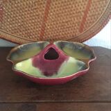 Vintage presentation dish with 3 compartments