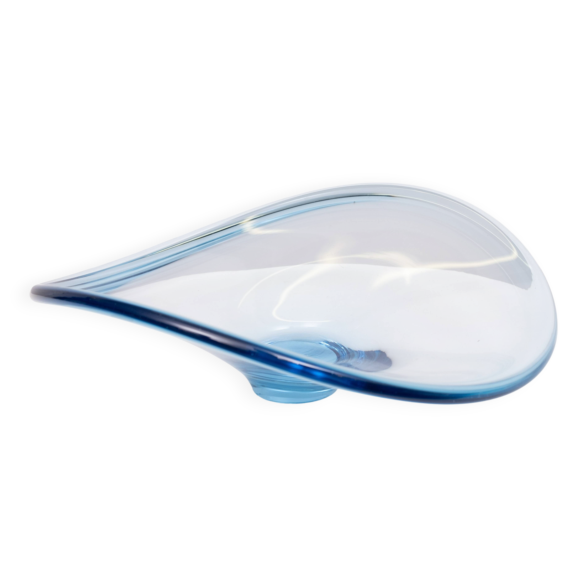 Danish Thule Series Art Glass Bowl by Per Lütken for Holmegaard, 1960s