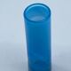 Coloured glass cylinder vase stamped Maure Viel, vintage.