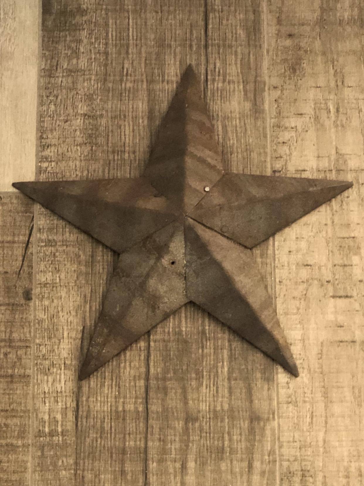 Amish Star 30cm Raw Rusty look