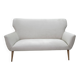 After Gio Ponti Mid-Century Modern Italian Velvet Small Sofa, 1950s