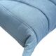 Togo lounge chair in light blue corduroy by Michel Ducaroy for Ligne Roset