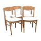 Set de 4 chaises scandinaves