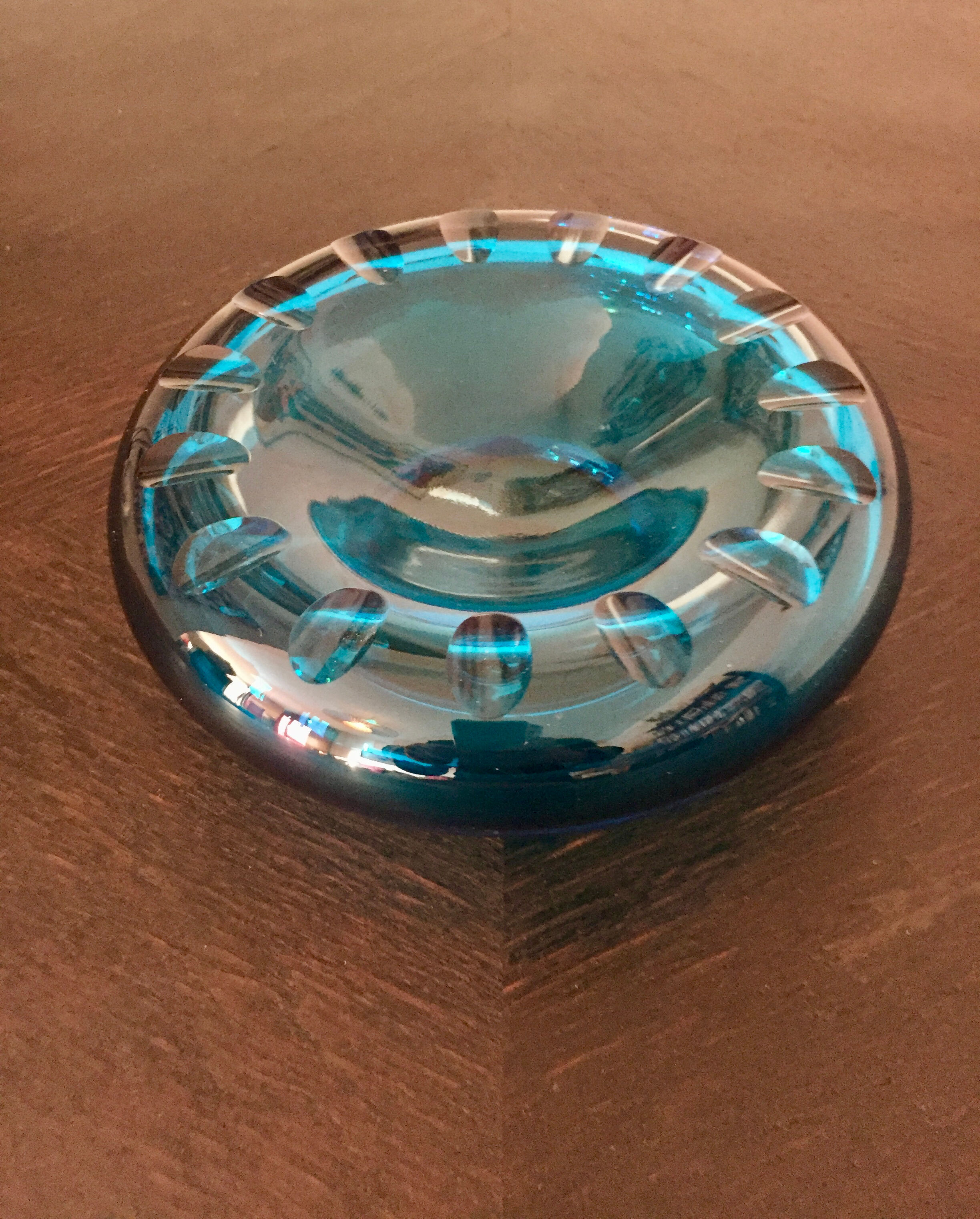 Cendrier en verre vintage Marc Newson