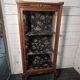 Vitrine ancienne style transition Louis XV-Louis XVI en Acajou