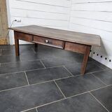 Old solid oak coffee table