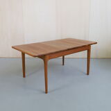 Danish Extendable Dining Table by Niels Bach for Glostrup, 1960s
