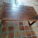 Solid wood coffee table with drawer