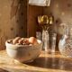 Bowl, empty porch or decorative bowl in vintage 20th-century natural marble.