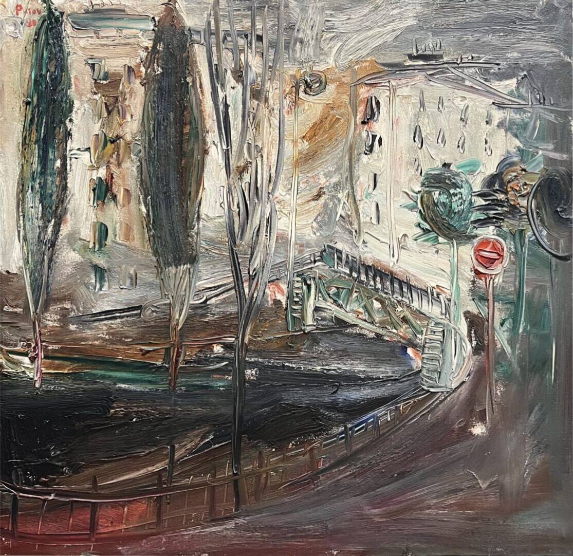 Page 1 of 4 "Canal Saint Martin" by Alexandre Putov