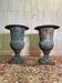 Paire de vases Médicis en fonte de fer