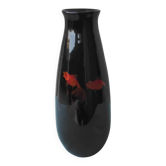 Vase en bois laqué