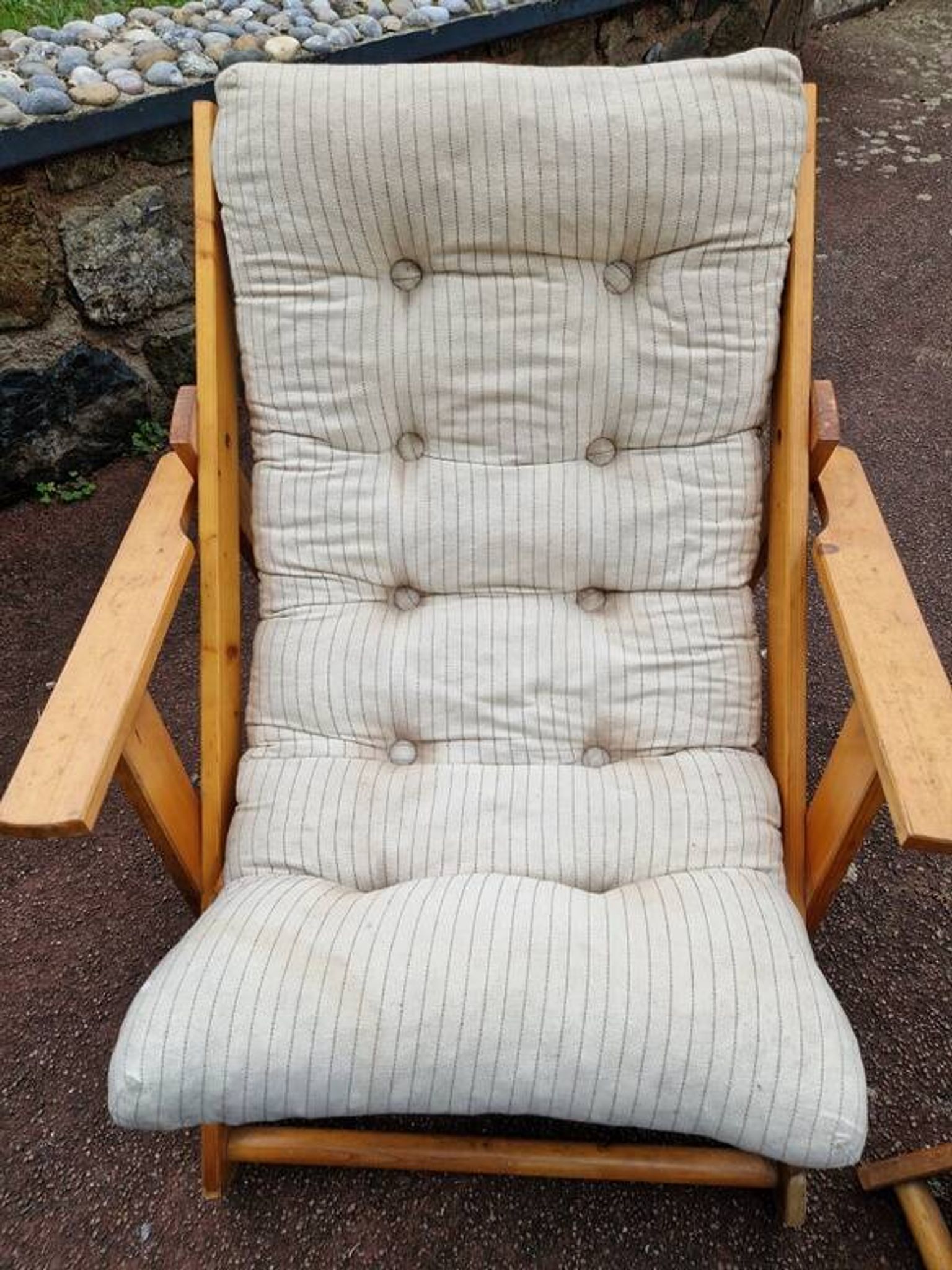Paire de fauteuils pliants à 3 positions variables modèle Kontiki par Gillis Lundgren