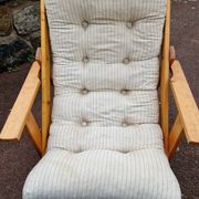 Paire de fauteuils pliants à 3 positions variables modèle Kontiki par Gillis Lundgren