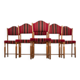 Dining Chairs in Oak by Hennnig Kjærnulf, 1960s, Set of 6