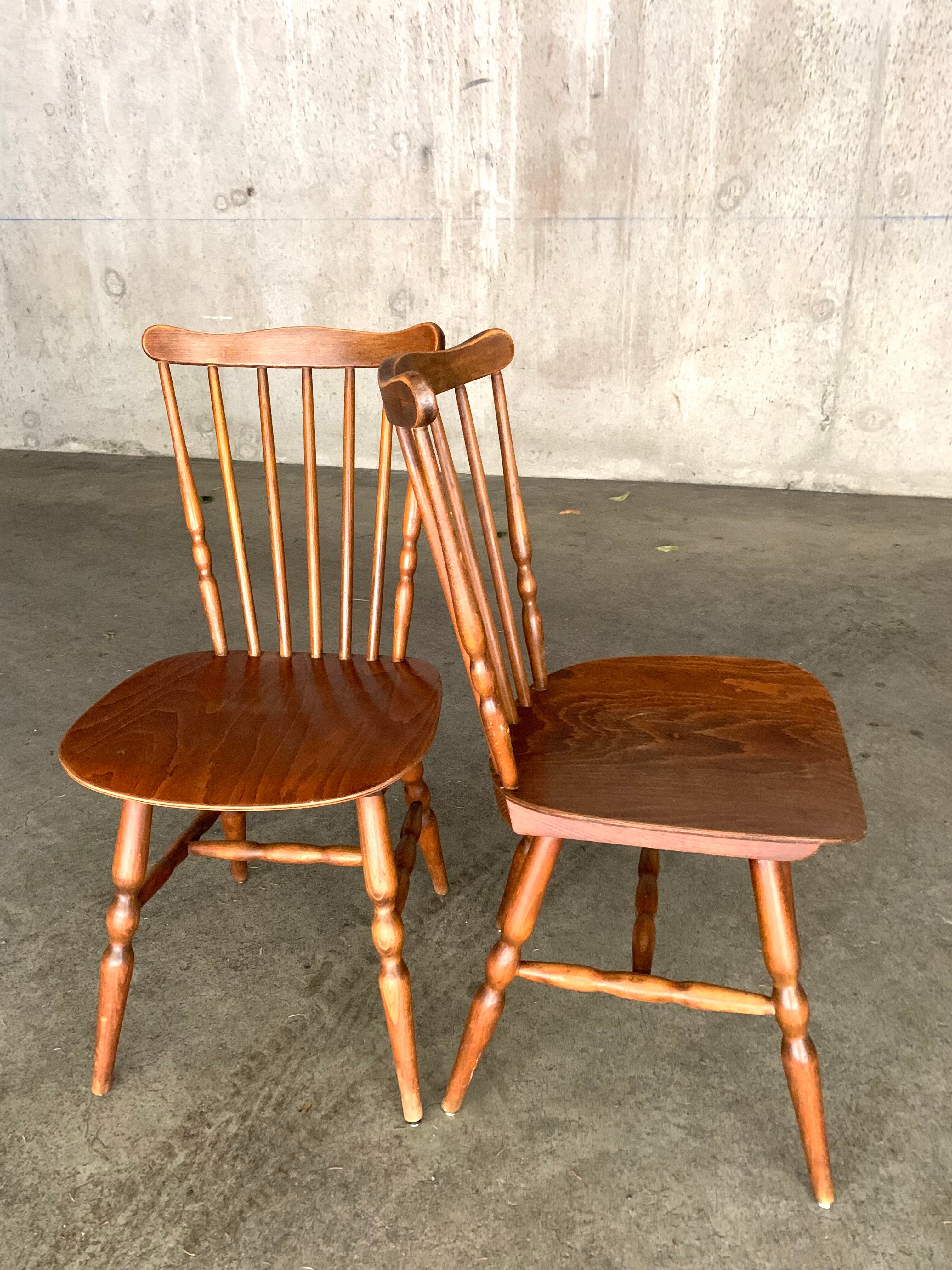Pair of Baumann Tacoma bistro chairs