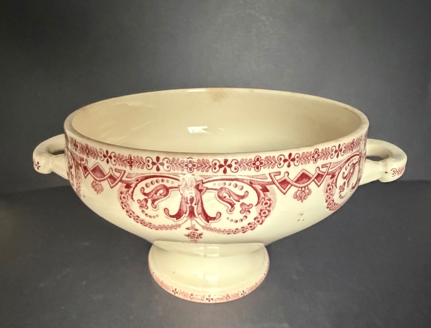 Antique ironstone soup tureen