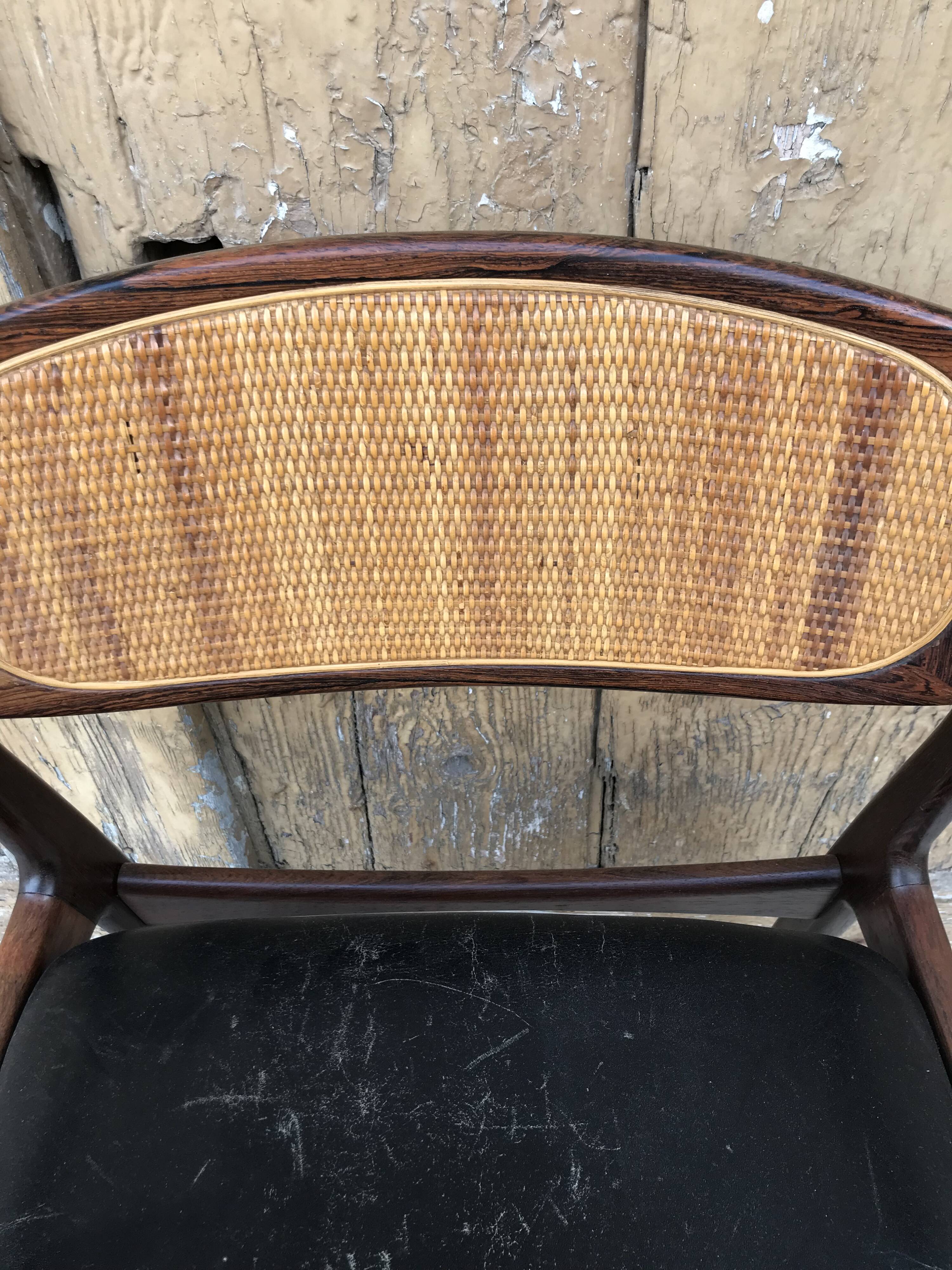 Scandinavian armchair signed