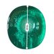 Vide-poche vintage en verre recuit vert