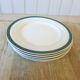 6 dessert plates in half porcelain