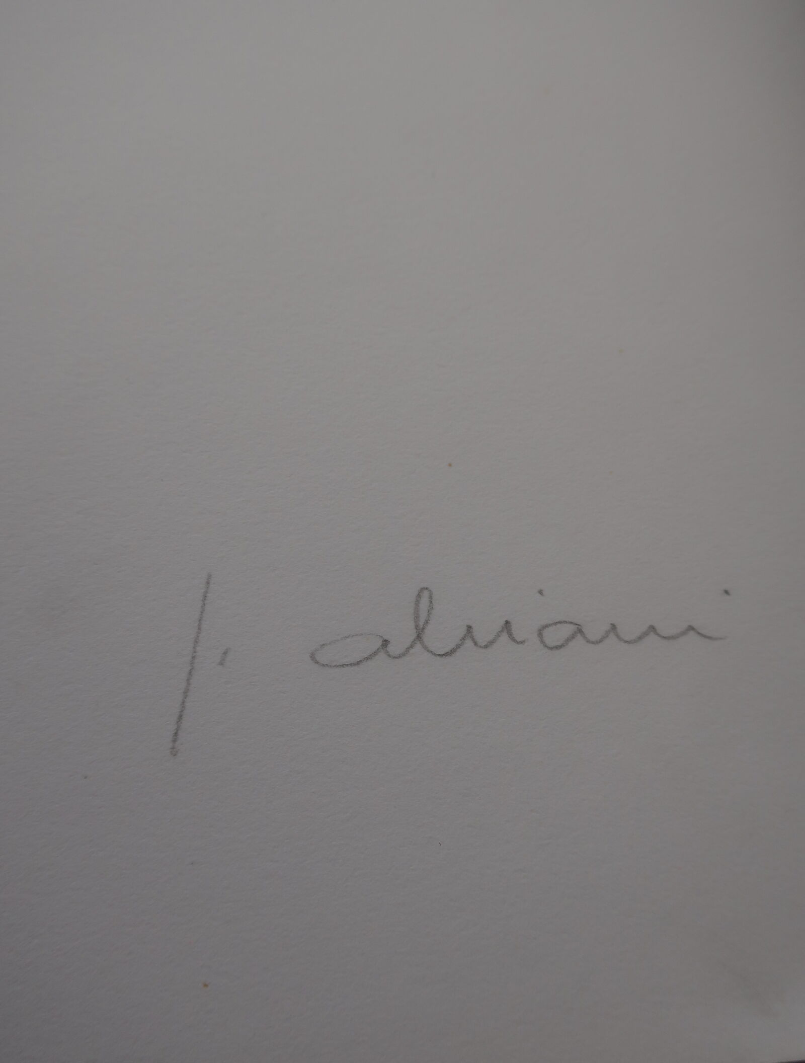 Getulio Alviani silkscreen numbered and signed in pencil, 100 copies